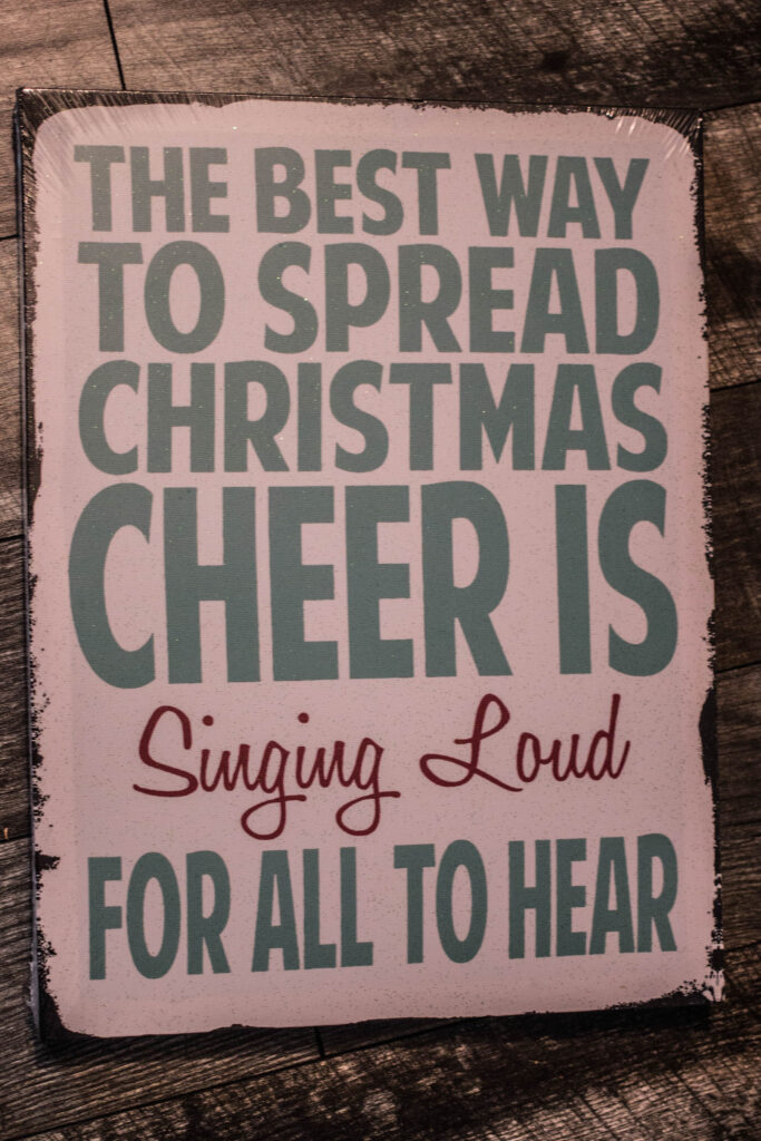 I saw this at a shop in November and LOVED it. I was so happy to get it from Ethan's parents.
