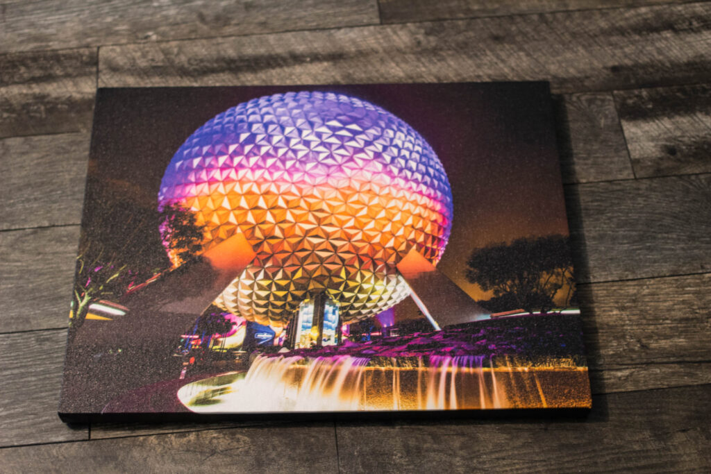 Spaceship Earth on Canvas