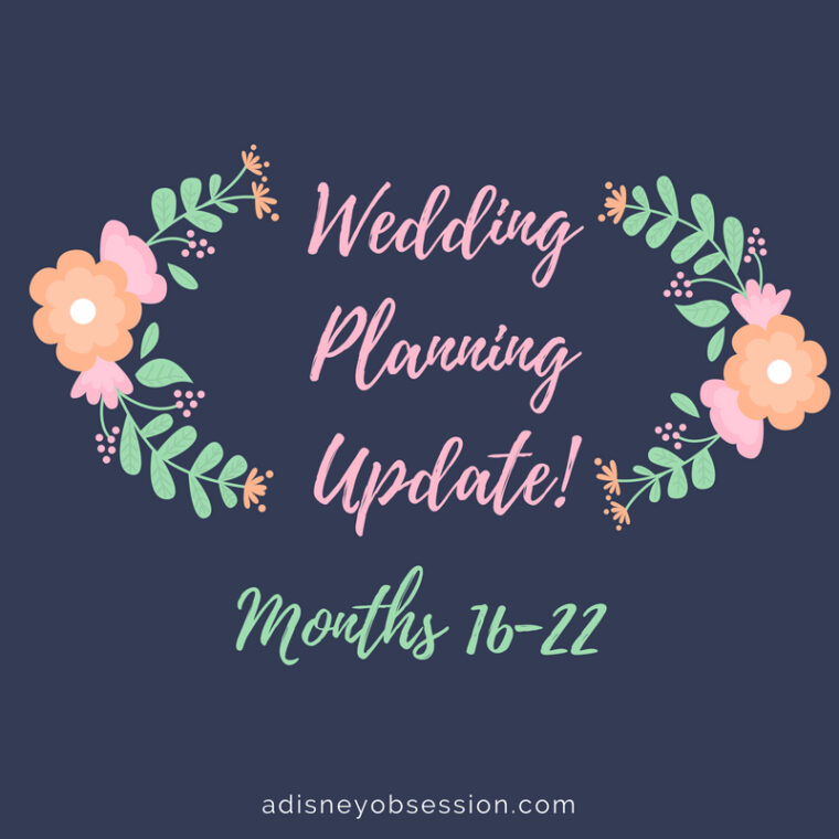 wedding planning update