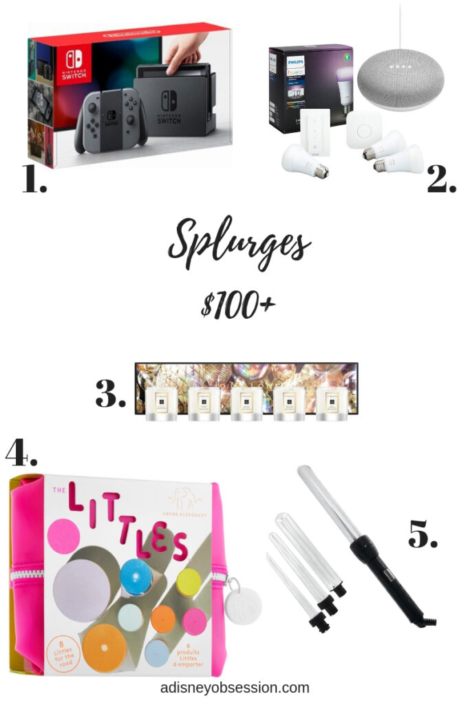 holiday gift guide, 2018 gift guide, gift guide 2018, stocking stuffers, splurges, mid range spends, holiday gifts, christmas, holidays, holiday shopping